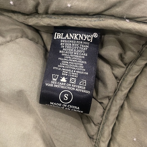 SOLD - BLANK NYC quilted bomber jacket - Picture 5 of 5